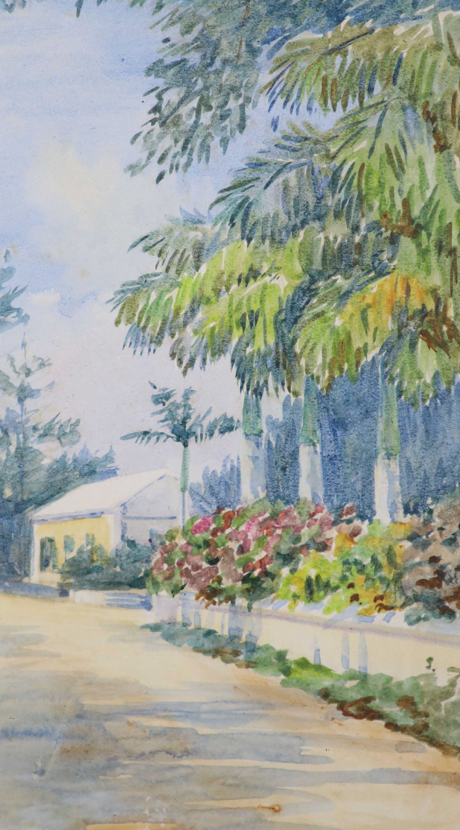 G.C.F.Tucker , 3 watercolours of Bermuda, signed, 12 x 17cm & 14 x 8cm.